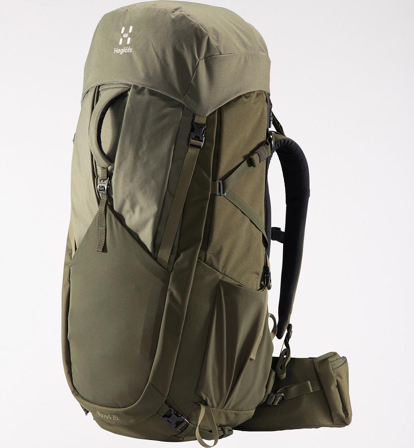 Haglöfs Mens Ängd 75 Hiking Backpack Navy/Green New Zealand 80397JHUT